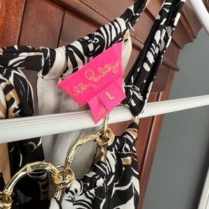 Lily Pulitzer size L multicolor pantsuit. Never been worn.